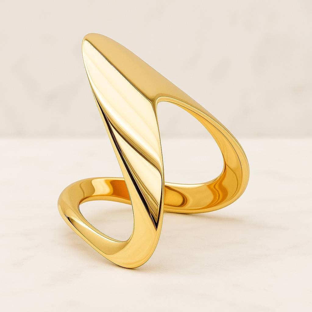 Sleek Shine Vanki Diamond Ring High clarity Lab grown diamonds
