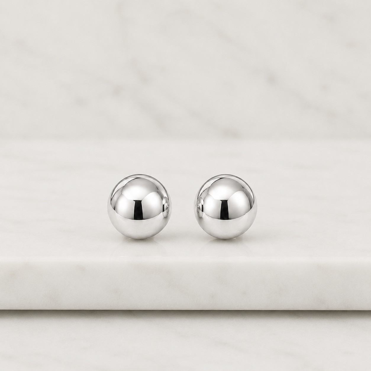 small gold ball stud earring, 18k gold plated stud earring, tiny gold stud, ball stud earrings, tiny ball studs, 2mm, 3mm, 4mm, gift set
