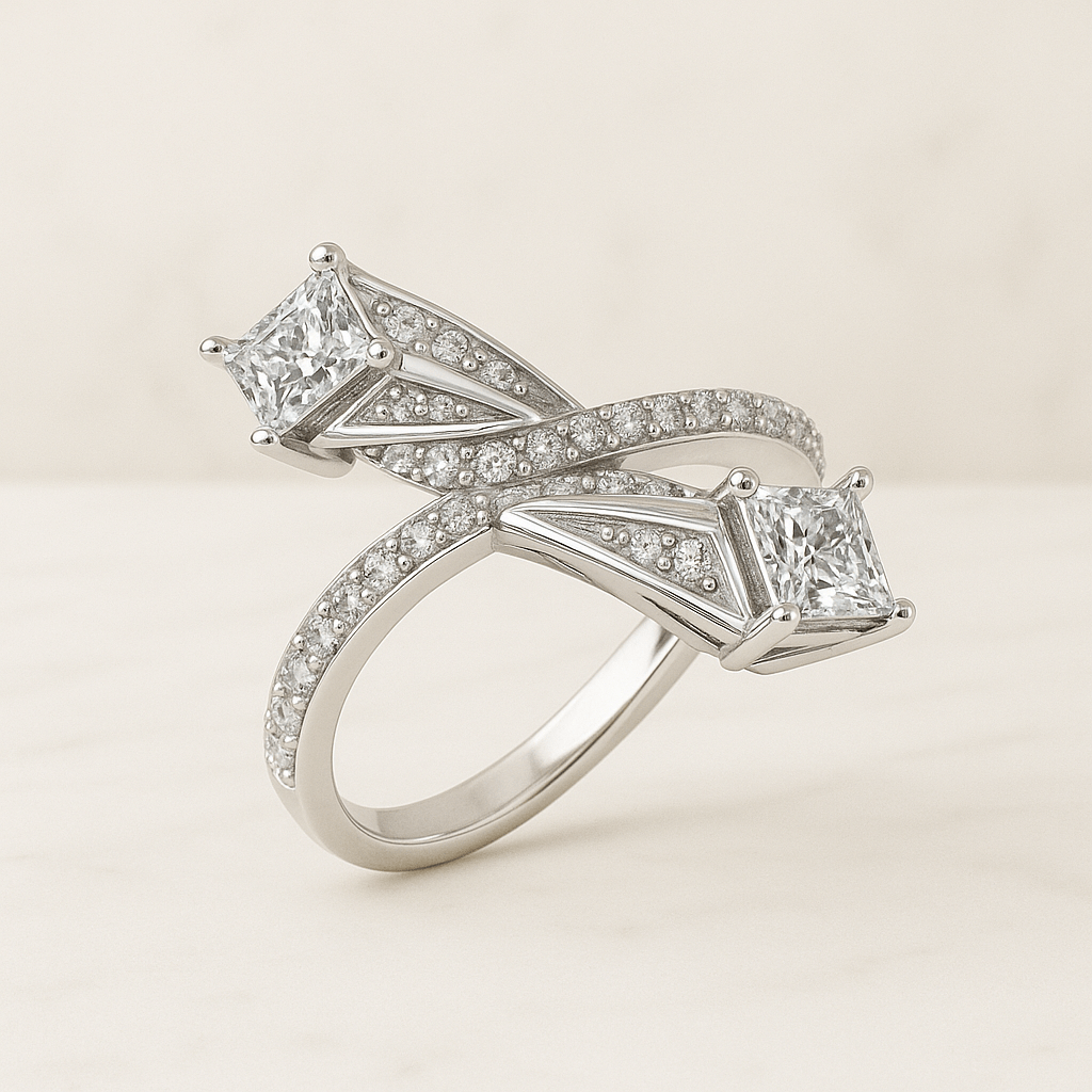 Solid Gold 10K 14K 18K Ring Oval Proposal Ring 3 Stone Ring Anniversary Gifts