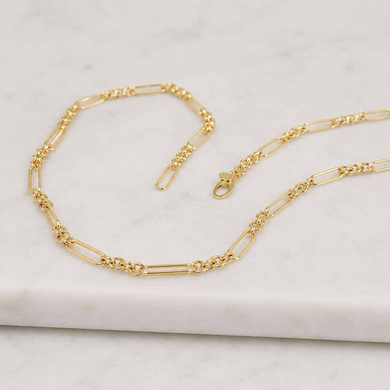 solid gold enhancer charm necklace, 14k gold paperclip chain necklace, enhancer pendant, hang your own charm, statement layering necklace
