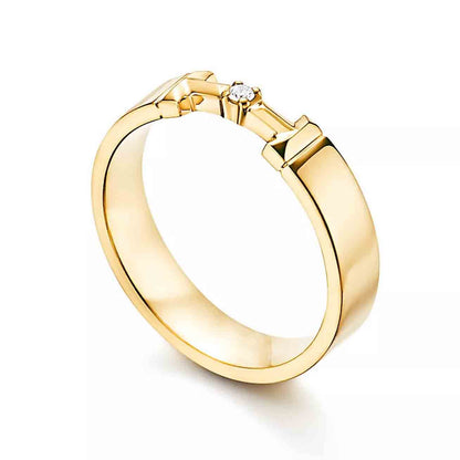 Solid Gold Matching Wedding Band