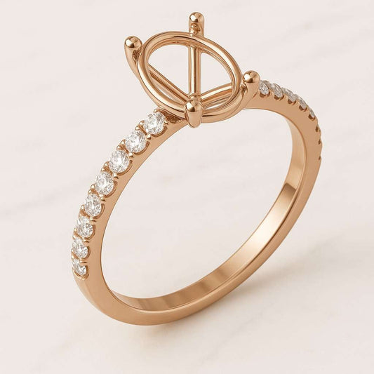 Solid Gold Ring for Women Wedding Ring for Her Handmade Ring