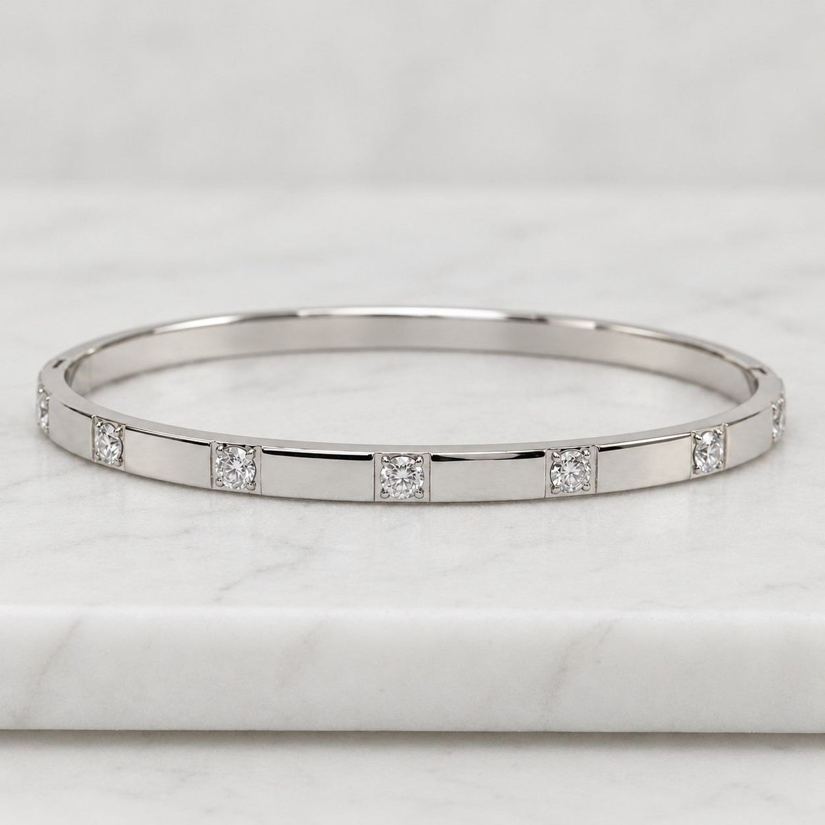 Solid Gold Tiny Disc Bracelet: Dainty Layering Jewelry