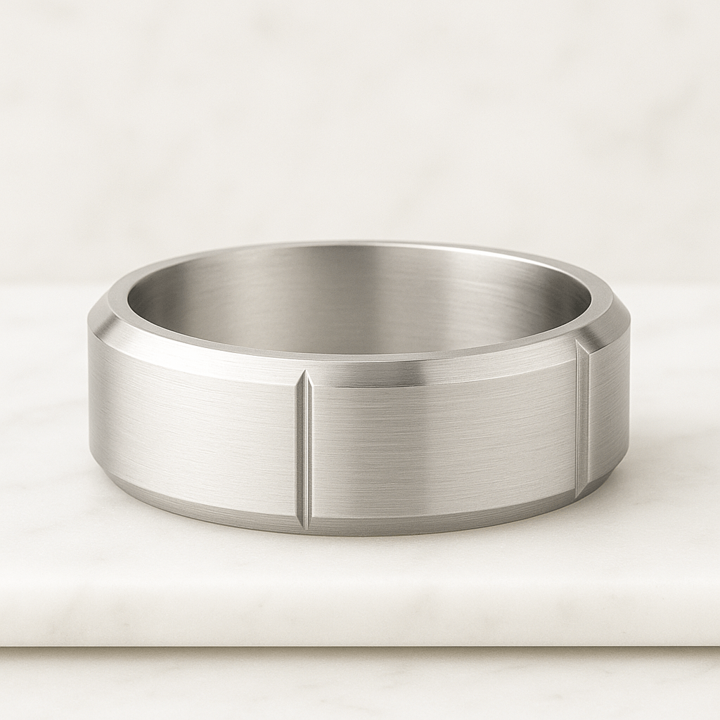 Solitaire Ring, Rectangle Stone, Wedding Ring, Gift for Her