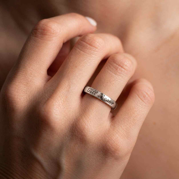 Special Custom Valentine's day Gifts for Couple, His & Hers Mens Womens Matching 18K Gold Wedding BandsTitanium Rings Set Free Engraving New
