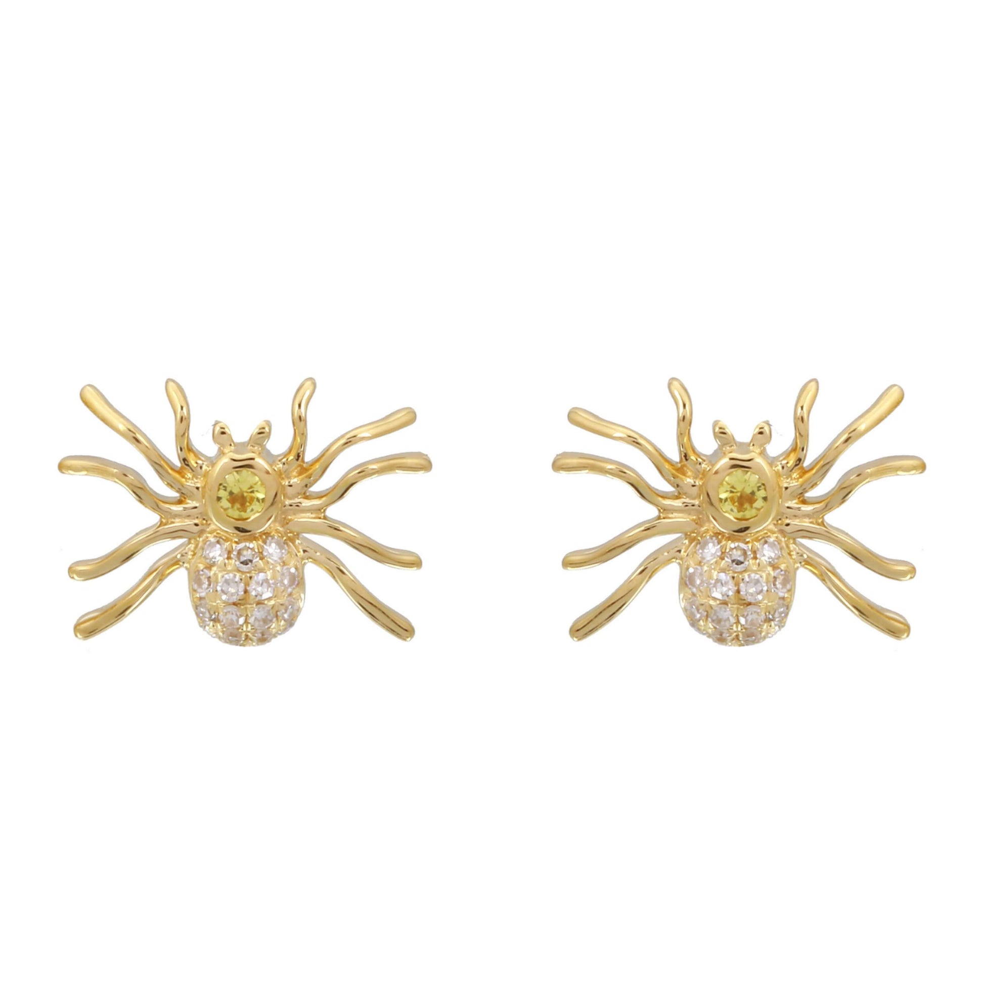 Spider Earrings, Custom Fine Jewelry