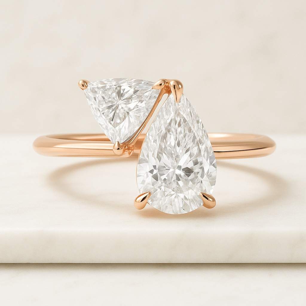 Square Cut Diamond Accents Diakmond Engagement Ring, Danity IGI Certified Prinices Shaped Lab Grown Diamond Wedding Ring for Her, Gift Ring
