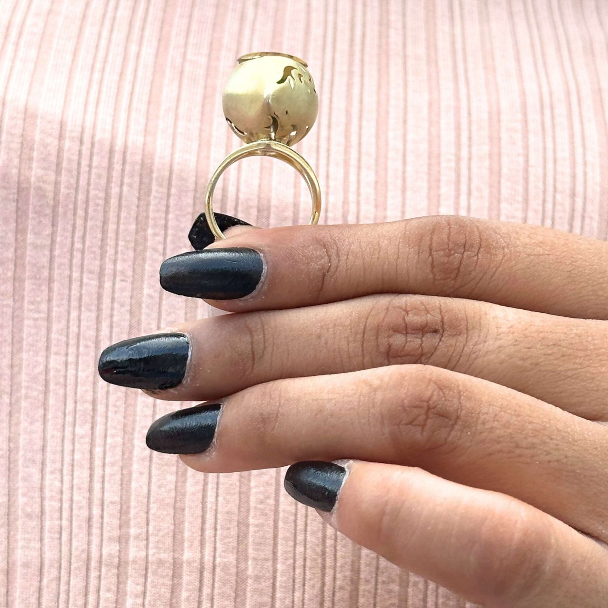 Stackable Ring, Real Flowers Inside RinG