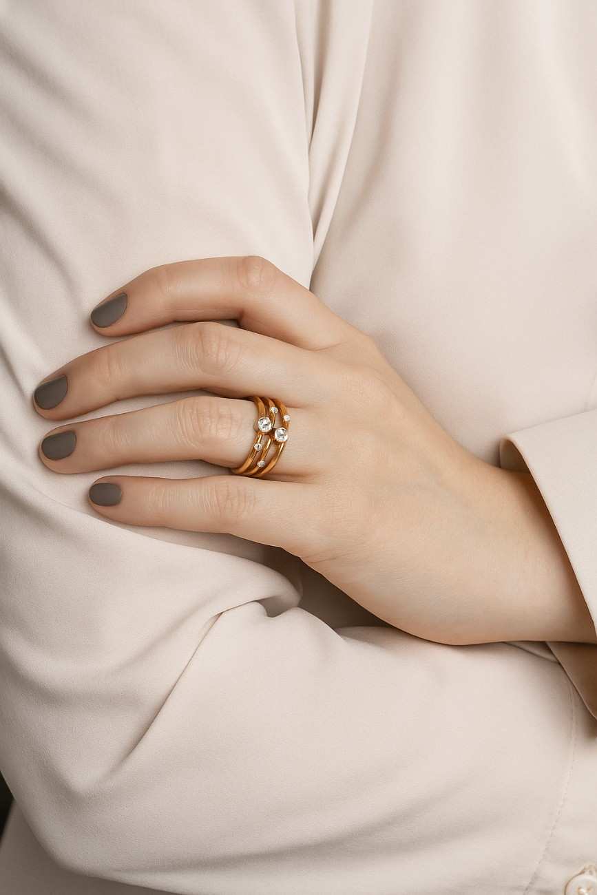 Stackable Ring for Women Anniversary Gifts