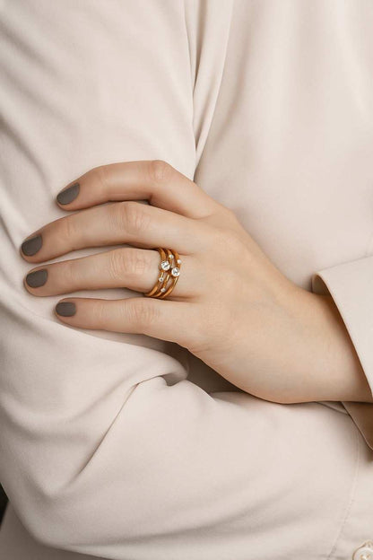 Stackable Ring for Women Anniversary Gifts