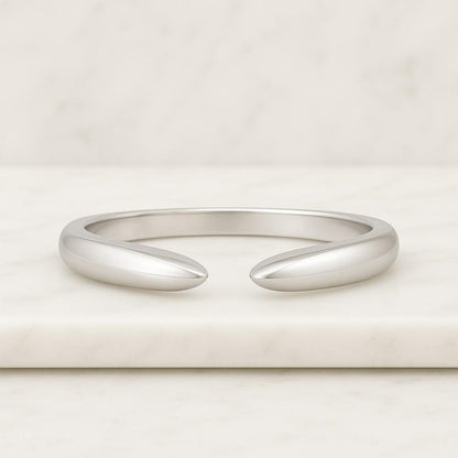 Stackable Wrap Cuff Enhancer Band Modern Bridal Jewelry Gift