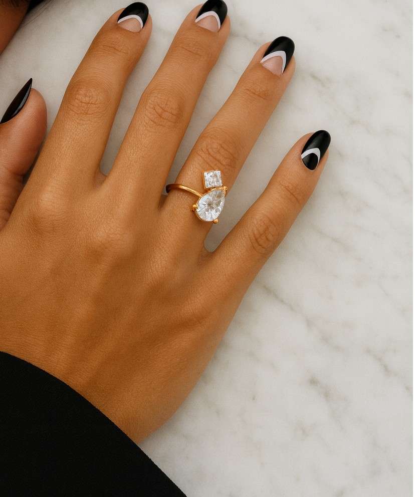 Stacking Gold Rings For Women, Minimalist Ring  Medium Thick Band Ring  Thin Ring  Thumb Ring