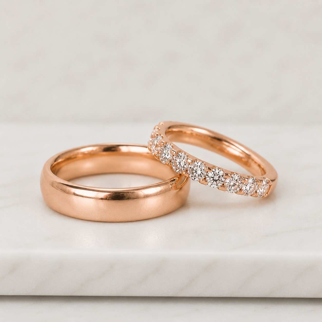 star moissanite wedding band set solid gold star ring couple ring eternity ring handmade ring promise ring anniversary rings for men women

