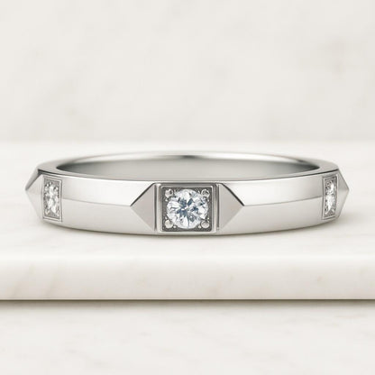 Sterling Silver 18k Gold Vermeil Ring 6mm Comfort Fit Wedding Band