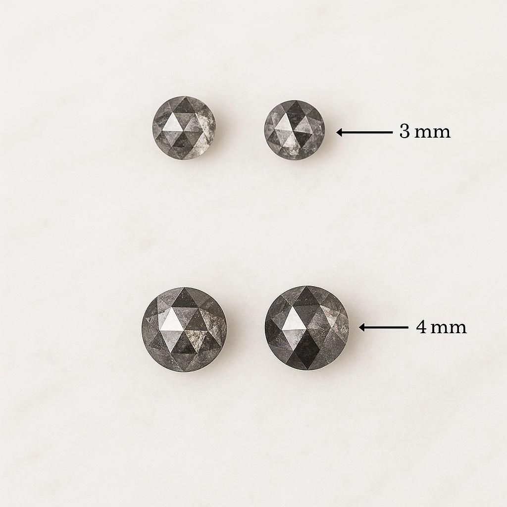 Sterling Silver Tiny Moissanite Helix Push Back 925 Silver Labret Conch Earlobe Threadless Push