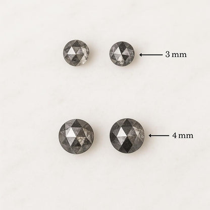 Sterling Silver Tiny Moissanite Helix Push Back 925 Silver Labret Conch Earlobe Threadless Push