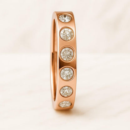 Multi Stone Ring Diamond Wedding Band Marquise Ring