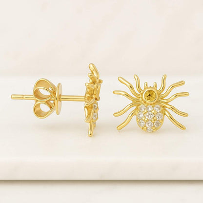 Round Lab Diamond Sterling Silver Stud Earrings Gift Boxed