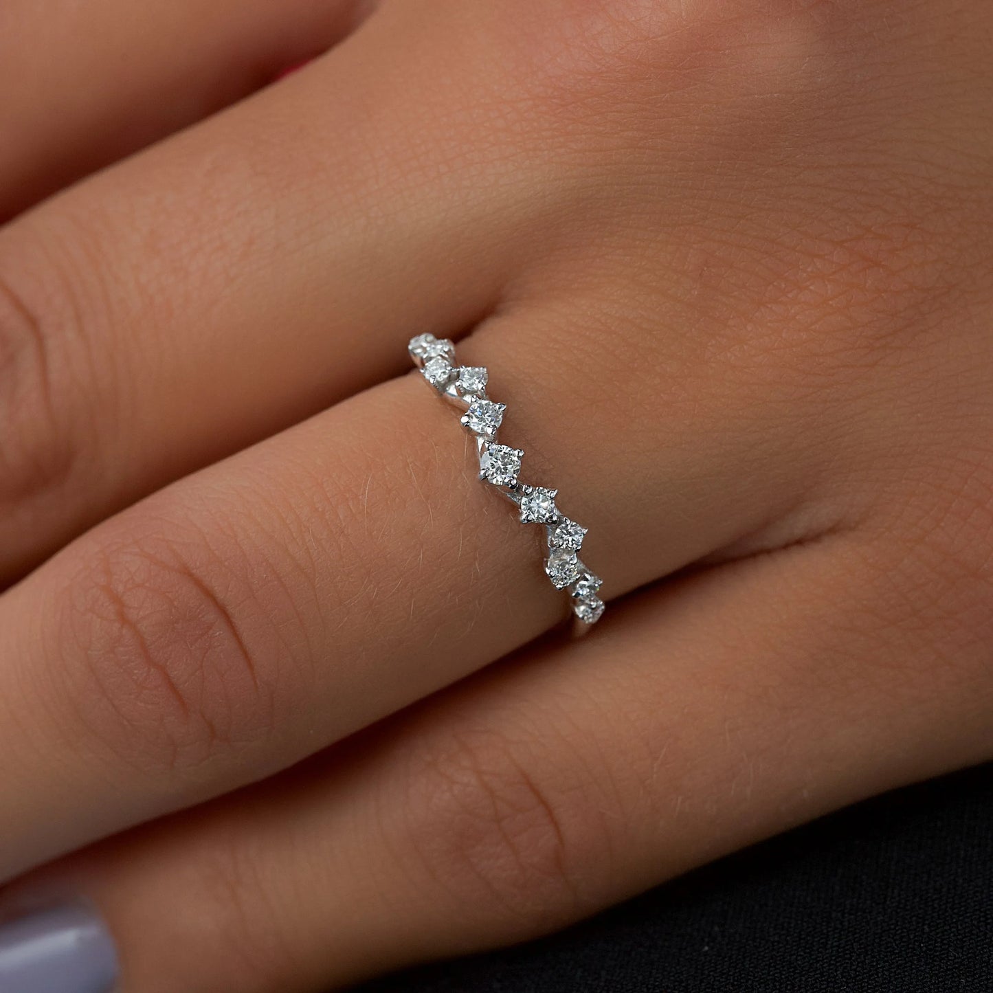 sustainable wedding band for women