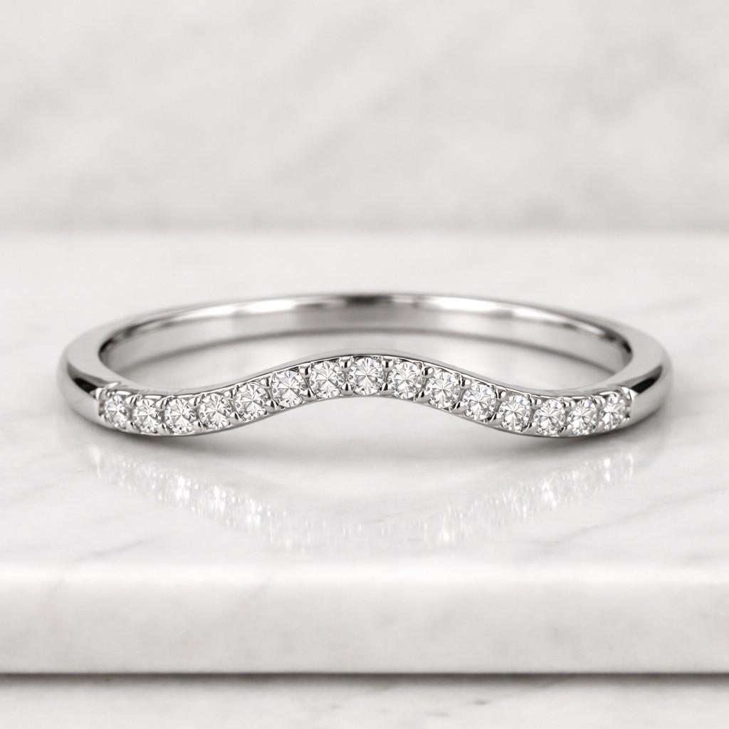 sustainable wedding band for women lab create diamond band ring