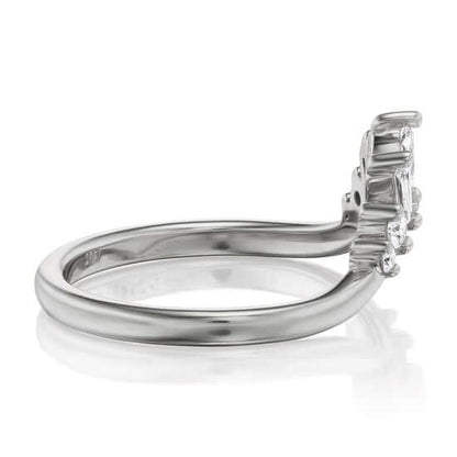 Tapered Baguette Cut Diamond Band