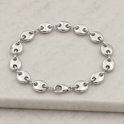 The Vesta Bracelet-14k Gold Filled or Sterling Silver Mariner Chain Bracelet
