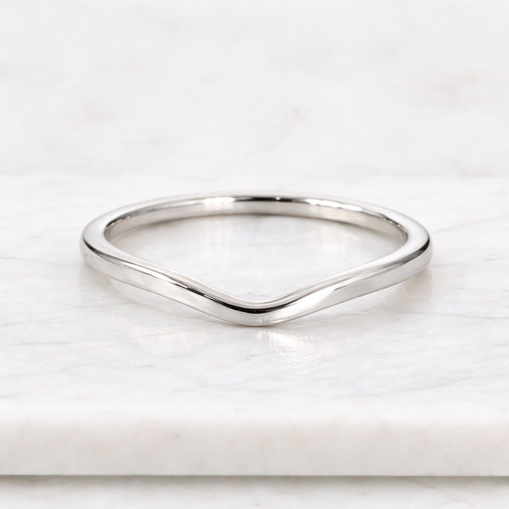 Thin Open Gap Stacking Ring Real Lab Diamond Open Cuff Wedding Ring