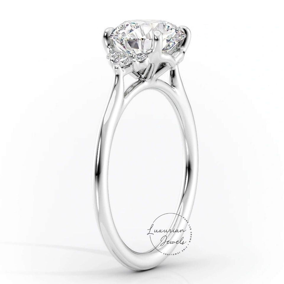 Three Stone Engagement Ring