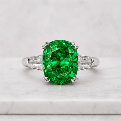 Three Stone Engagement Ring Anniversary Gift Wedding Ring