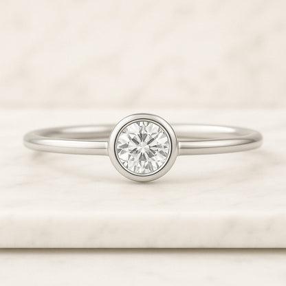 Three Stone Wedding Band, Asscher & Round Cut Colorless Moissanite Band