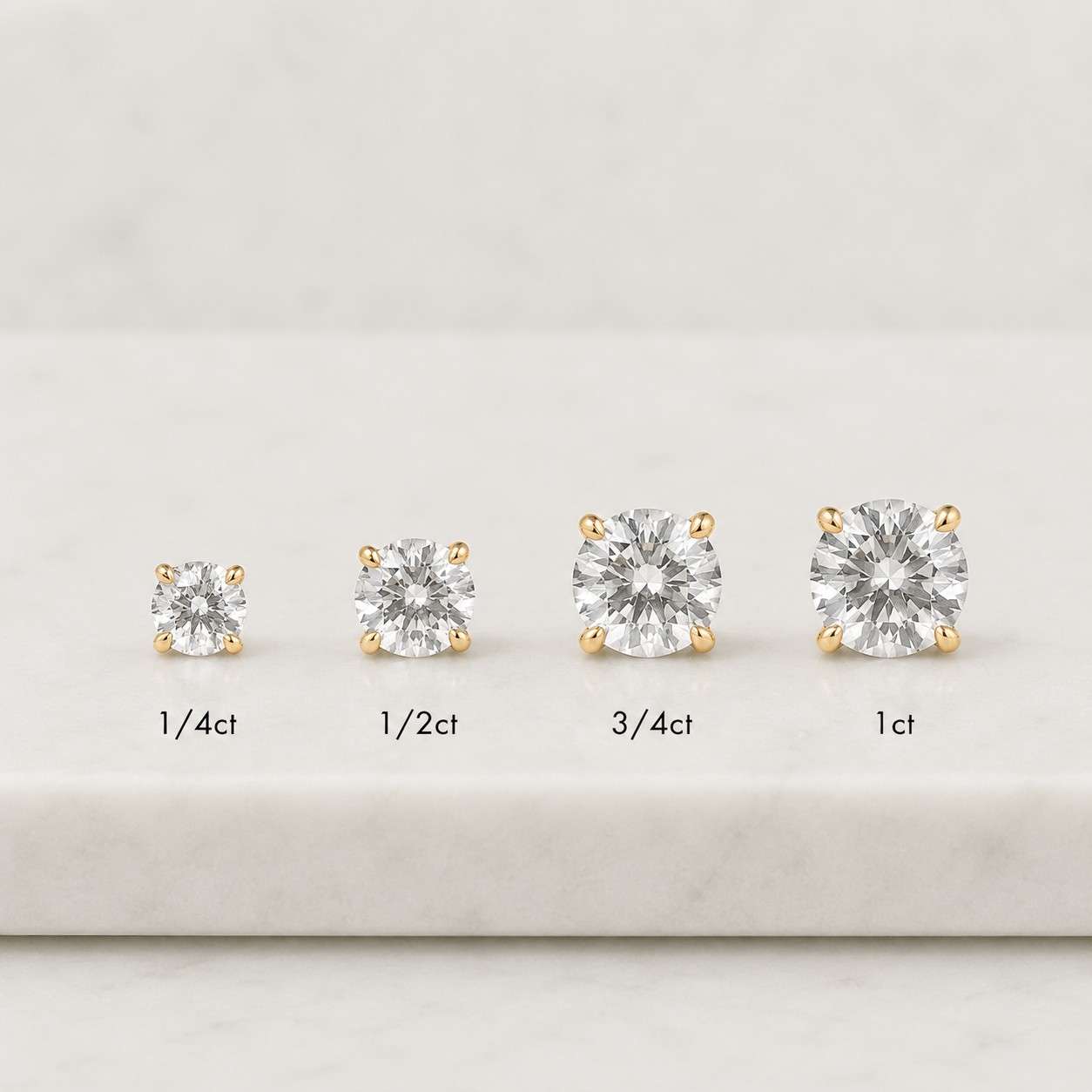 6 carat total weight IGI CERTIFIED E/VVS2 Round Ideal Cut Lab Grown Diamond Stud Earrings, Perfect Match , 14k Gold, Choose Gold Color

