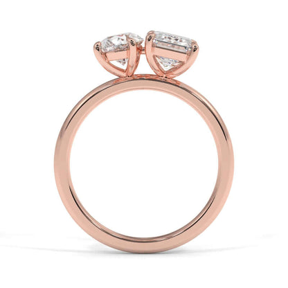 Toi Et Moi Diamond Engagement Ring