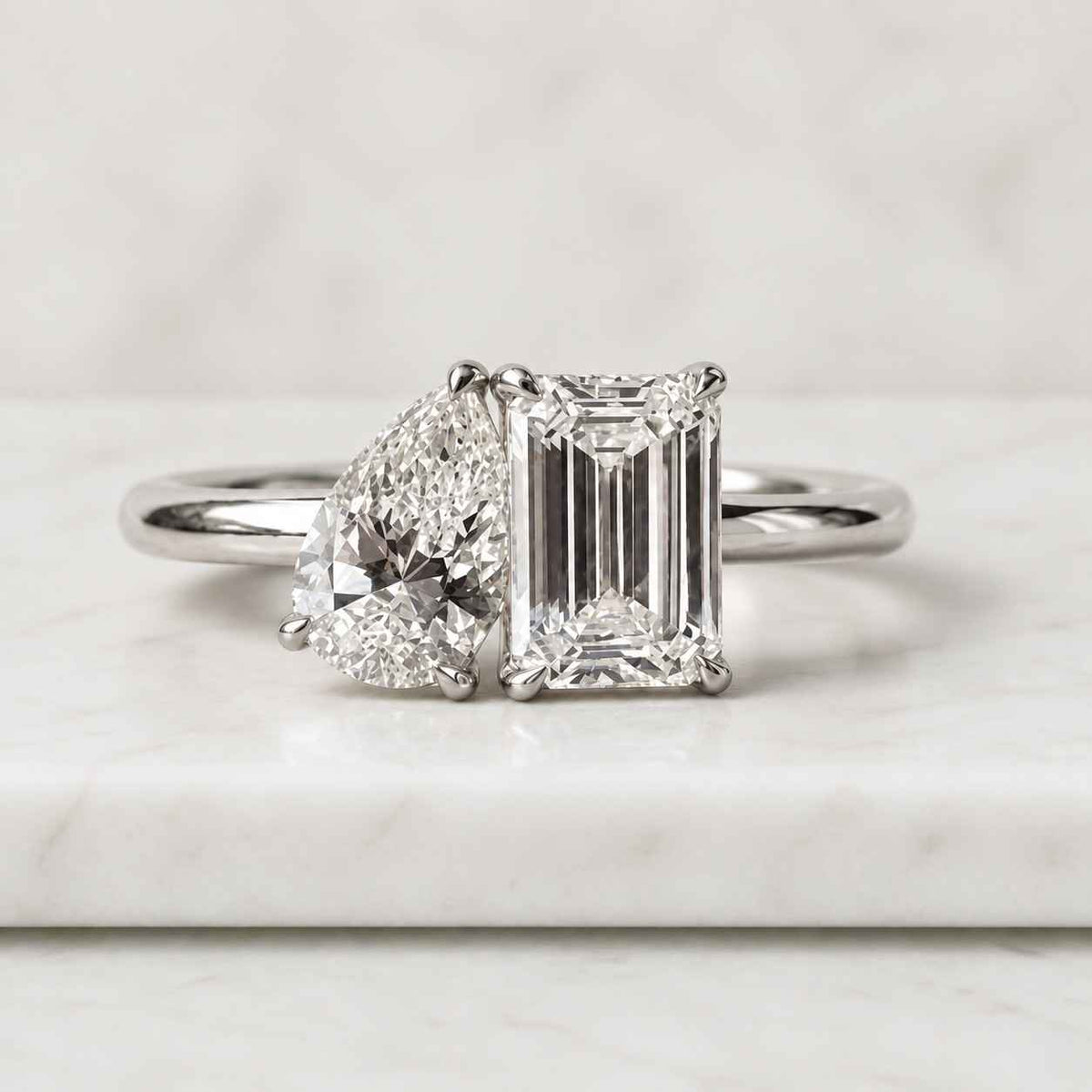 2.80Tcw Toi et Moi Lab Grown Diamond Ring