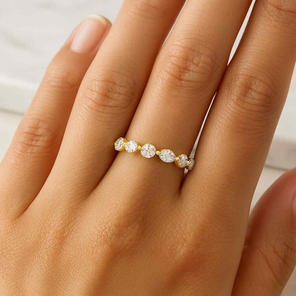 Toi et Moi Ring, Emerald Ring, Statement Ring, Engagement Ring, Promise Ring, Birthstone Ring, Anniversary Gift, Gift for Her, Dainty Ring
