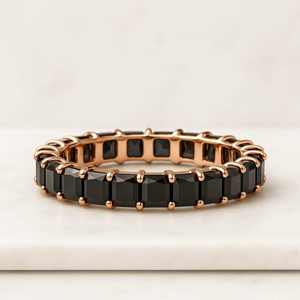 Round Cut Lab Grown Diamond Wedding Band