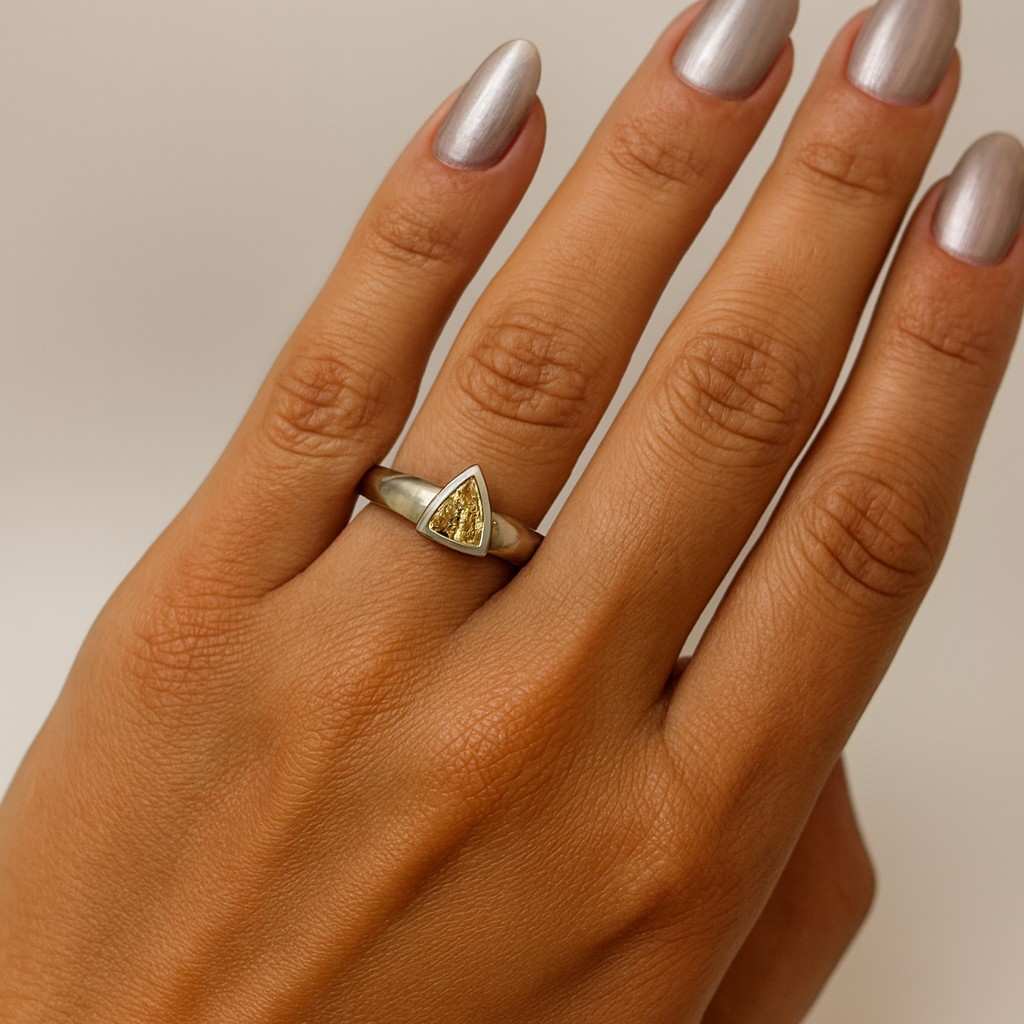 Trillion Cut Lab Grown Diamond Solitaire Ring - Antique Design Trillion Cut Lab Created Diamond Engagement Ring, Trillion Solitaire Diamond Ring, Certified Diamond Ring, Gift For Her