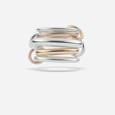 Two Tone Link Connected Ring