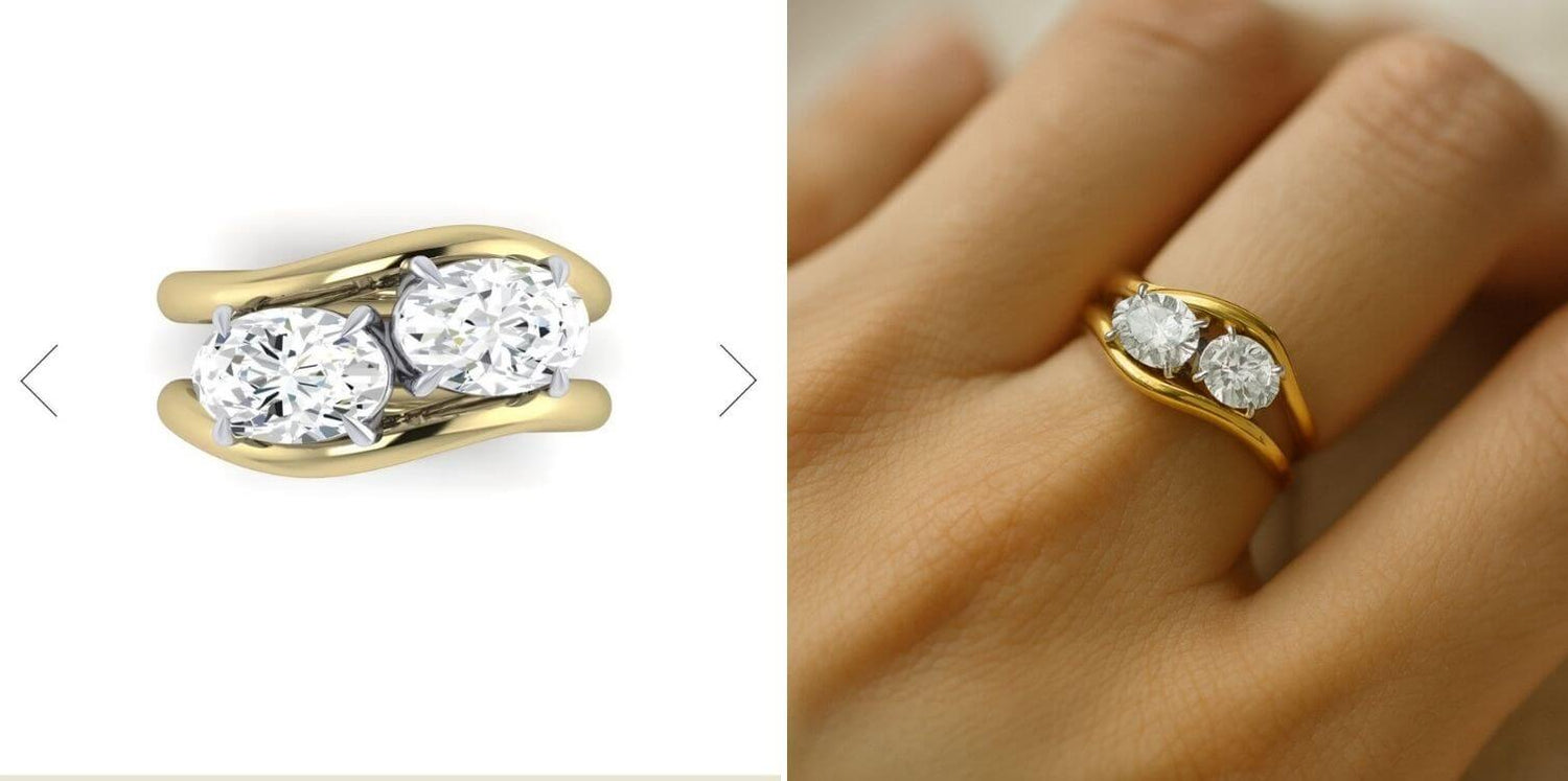Moissanite Solitaire Engagement Rings
