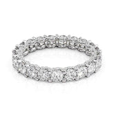 U Prong Micro Pav Lab Grown Diamond Band