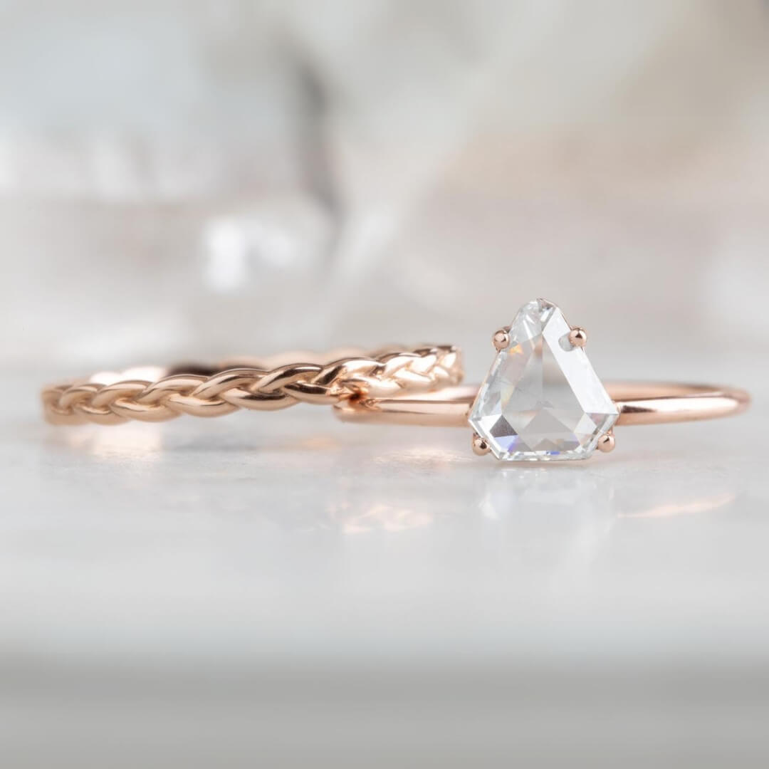 unique wedding band classic bridal ring, anniversary gift