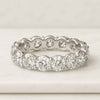 3 MM Round Lab Grown Diamond Band Matching Women's Engagement Band