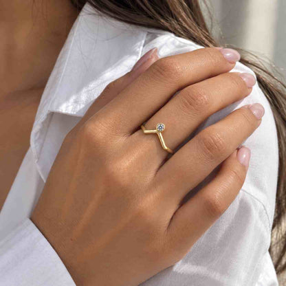 Unique Kite cut Salt Pepper Diamond engagement ring set Rose gold Moissanite ring