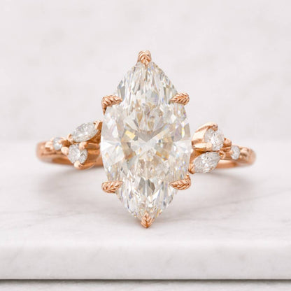 Unique Proposal Ring for Her Six Claw Prong Setting Ring Gif