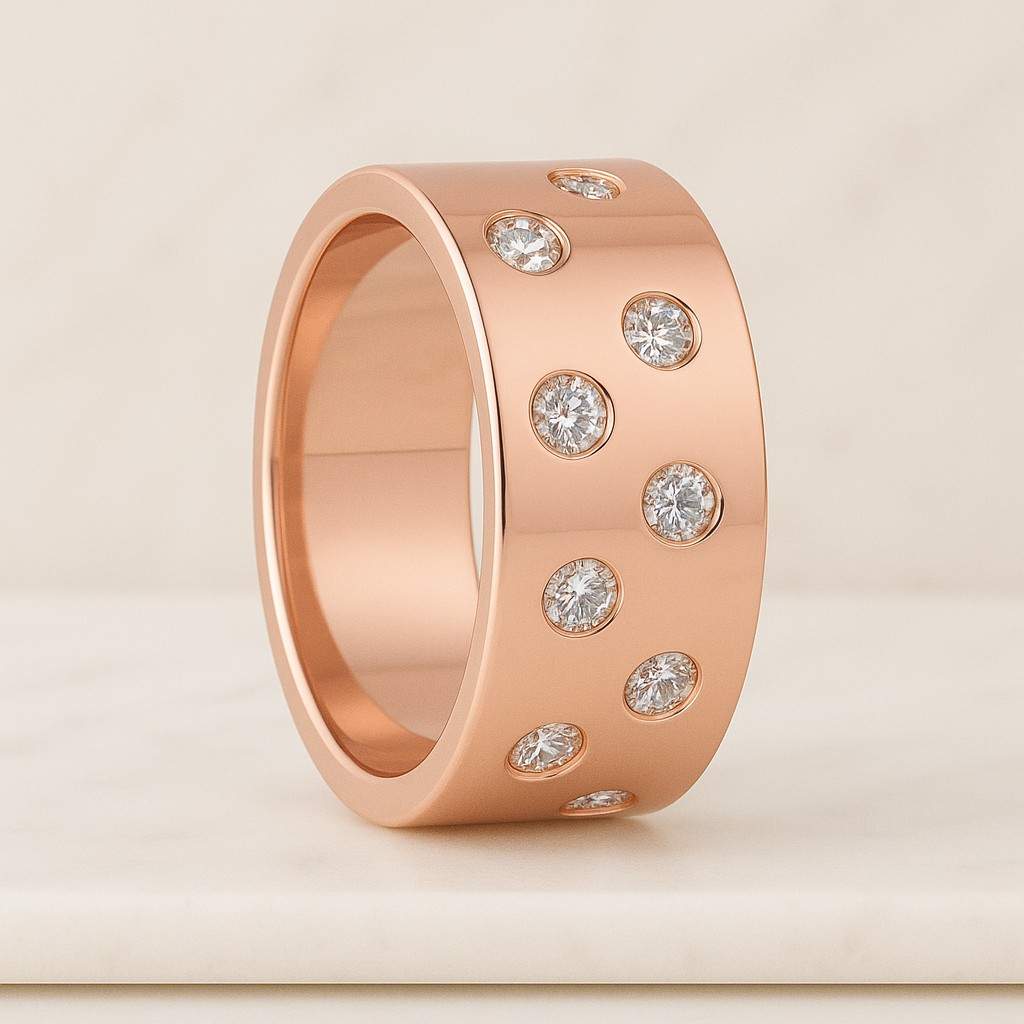 Unique Proposal Ring for Her Six Claw Prong Setting Ring Gifts