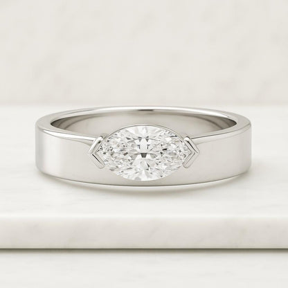 Unique Wedding Ring Women Half Eternity Band Bridal Anniversary Ring