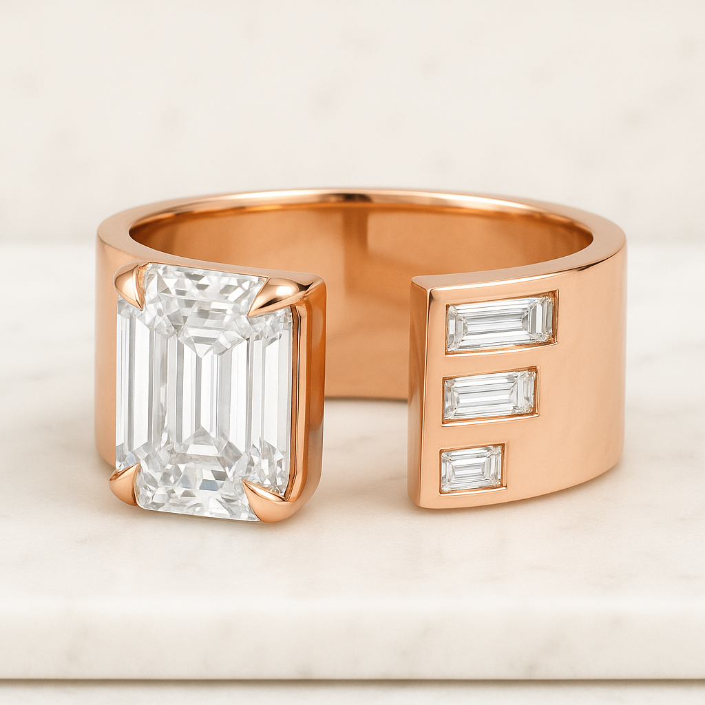 Unique Wedding Ring Women Half Eternity Band Bridal Anniversary Ring