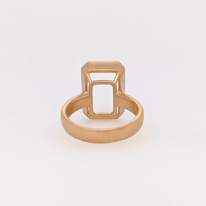 Unique hand made Vintage Rose Gold Marquise Diamond Ring