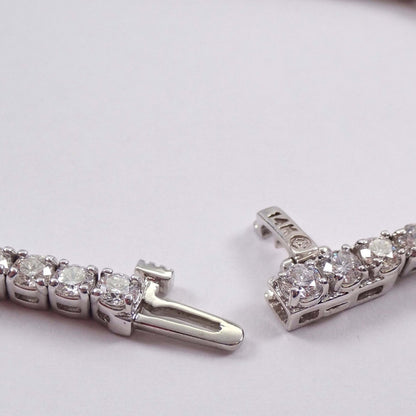 VS1 Round Cut Moissanite Tennis Bracelet All Sizes