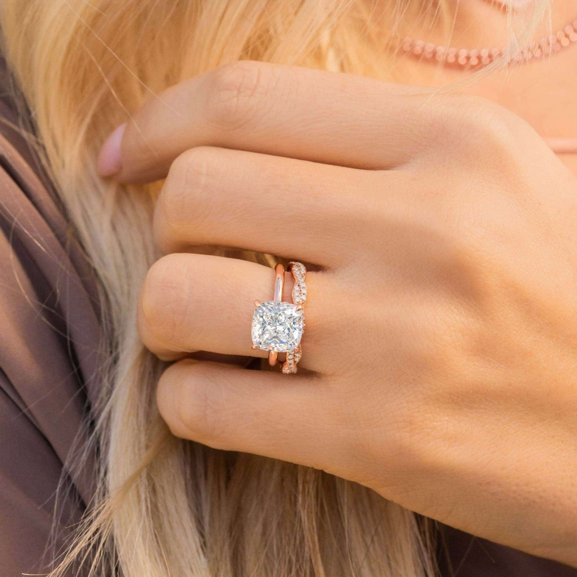  Vermeil Silver Promise Ring