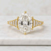 Modified Oval Lab Grown Diamond Wedding Ring